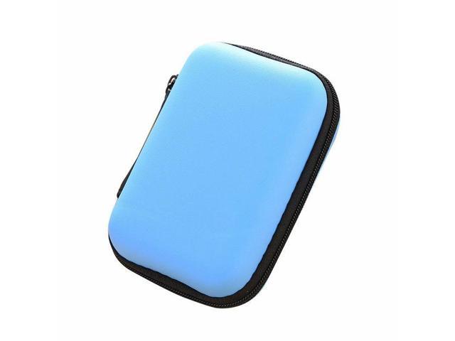 Mini Coin Purse Wallet Earbud Cable Storage Case Box Organizer Holder blue (Electronics Computers Computer Accessories Pda Accessories) photo