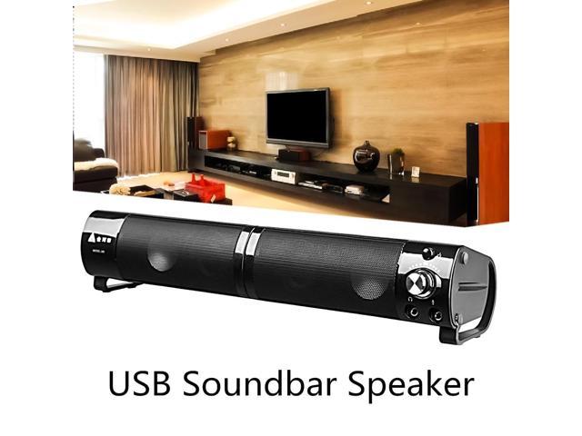Portable Wireless bluetooth Soundbar Speaker Home TV Theater Subwoofer Stereo USB Aux TF (Can be divided into two speakers)