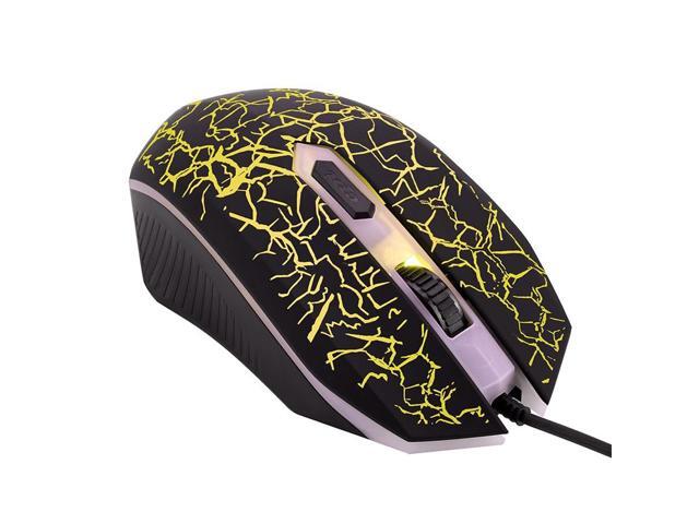 1600DPI Gaming Mouse LED Optical 4 Buttons 3D USB Wired Gaming Game Mouse For Windows PC Laptop Luminous Office Gamer Mouse