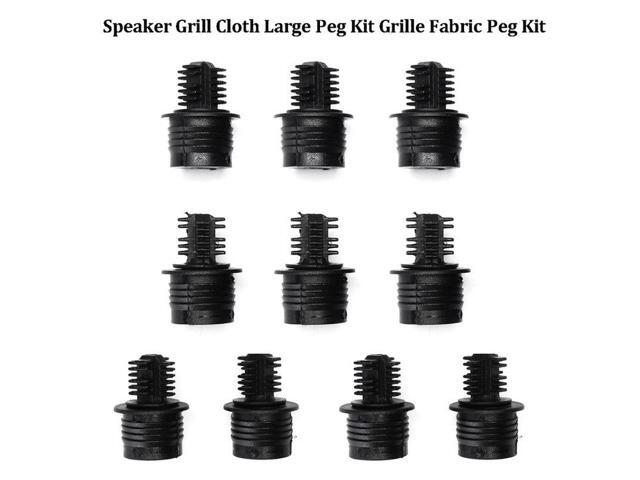 10Pair DIY Audio Speaker Buckles ABS Plastic Speaker Grill Peg Ball Socket Fastener Screw Part Kit for Speaker Accessories