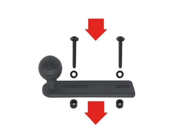 1Set Motorcycle Handlebar Pump Mount with Ball Head for Ram Mounts for Gopro Action Cameras DSLR SJCAM Smartphones Accessories