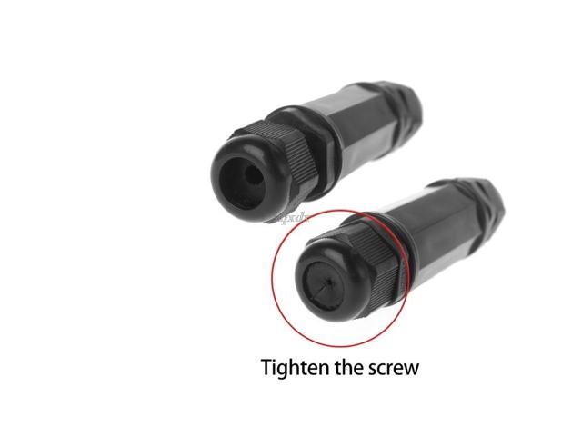 RJ45 Waterproof Connector IP67 Ethernet Network Cable Connector Double Head Outdoor LAN Coupler Adapter Female Cat5 6 7 8P8C