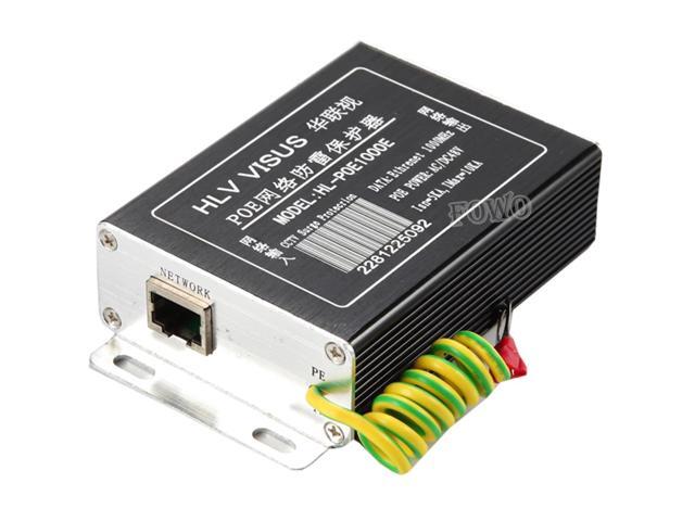 IP Camera Network POE Switch RJ45 & POE Surge Protector Protection device Lightning Arrester SPD for 1000M Ethernet Network