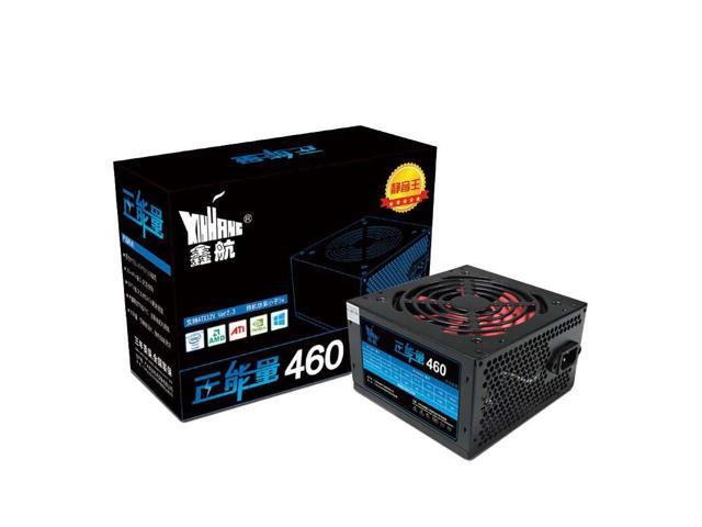 460W Power Supply 460W PSU For Desktop 460W 12CM Big Fan Mute Desktop Power rated 250W atx psu Gaming PC Desktop Computer PFC