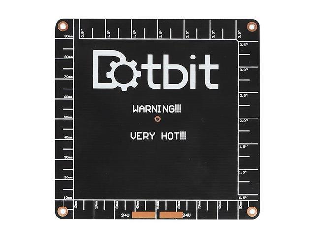3D Printer Accessories 100 x 100 x 2Mm 12V/24V Mini Hot Bed Double-Sided Heating Plate