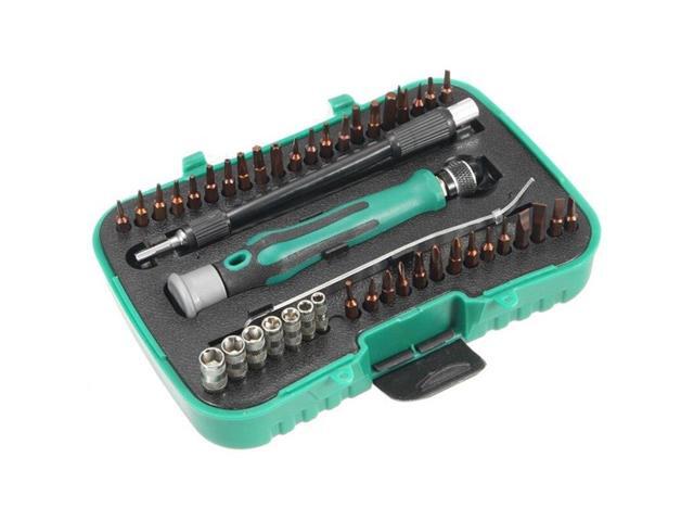 6093A 45 in 1 Multifunctional Precision Screwdriver with Sleeve Set Repairtoolkits for DIY Homeworking S2 Alloy Steel Fix Tool