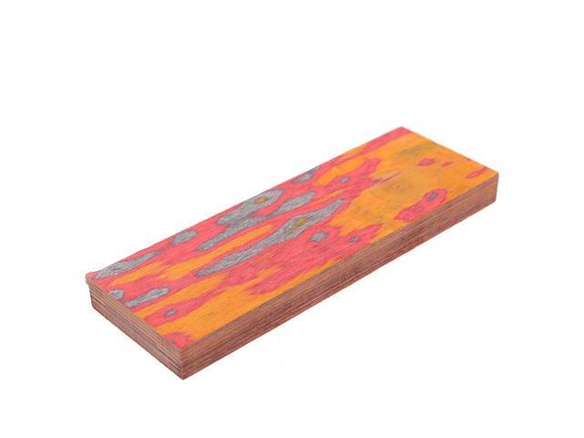 120x40x10mm 3D Colorful Wood Block Wood DIY Crafts Wooden Handle Woodworking DIY Tools Blacksmith Supplies 2 pcs/set