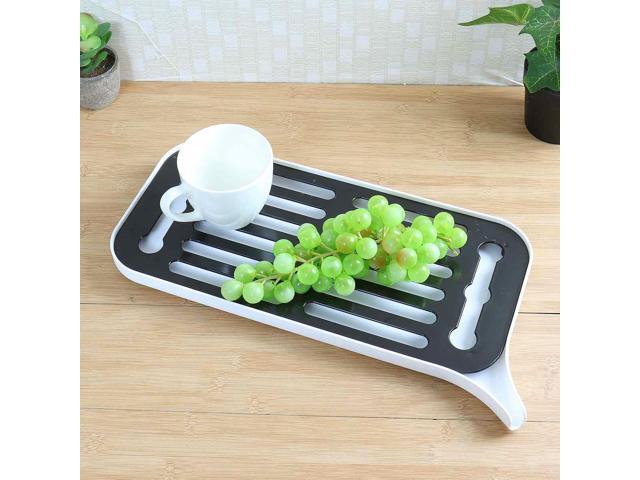Drain Rack Plastic Dish Drainer Dryer Tray Large Sink Drying Rack Worktop Kitchen Organizer drying Rack For Dishes Fruit