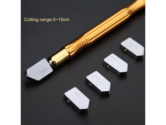 Glass cutter head diamond cutting cut thick glass roller type multi-function hob scraping tile pusher cutter head
