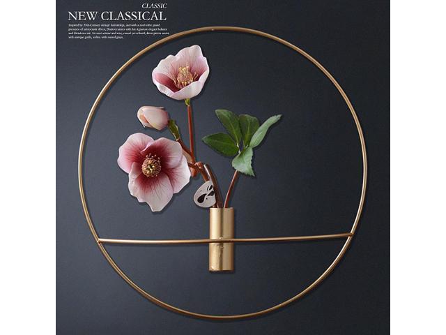29cm Modern Art Europe 3D Metal Candlestick Wall Mounted Candle Holder Hanging Geometric Tea Light Home Decor Black/Gold