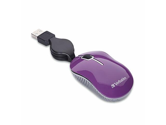 Verbatim 98617 Go Mini Travel Commuter Series Accs Usb 20 Optical Mouse Purple