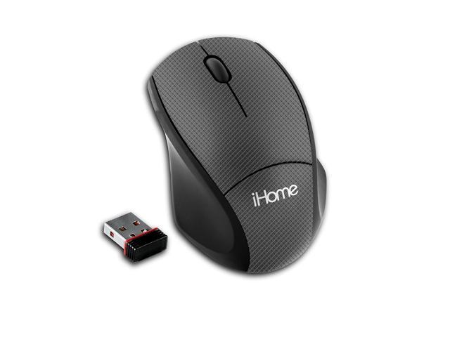iHome Wireless Optical Netbook Mouse (Carbon)(IH-M186OC)