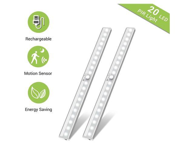 OxyLED 10 LED Under Cabinet Lighting + 20 LED Rechargeable Closet Lights