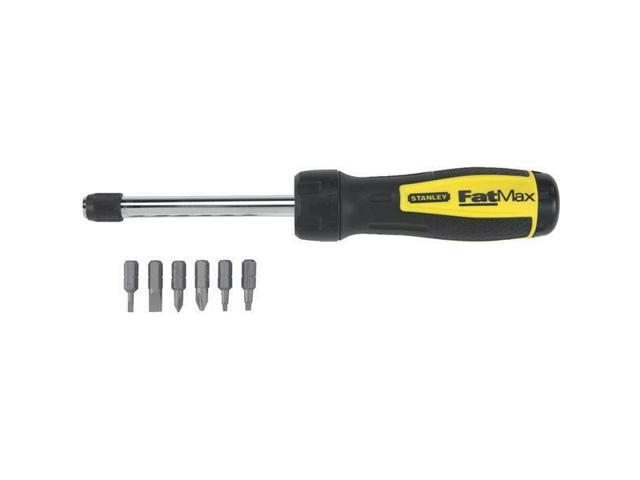 (4)-Stanley 8' Long FatMax 6 Piece Magnetic Ratcheting Screwdriver 69-189