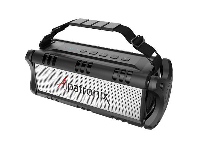 [Upgraded] Waterproof Bluetooth Speaker 60W (80W Max) Portable Wireless 8000mAh Power Bank Shockproof TWS DSP Stereo Subwoofer TF Card
