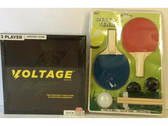 GAME BUNDLE - Voltage Card Game and Desktop Tennis