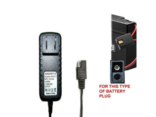 charger AC adapter for KT1198WM KID TRAX Disney Doc McStuffins QUAD 4X4 ride on