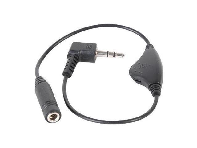 Inline Volume Control for 35MM Headphones Black