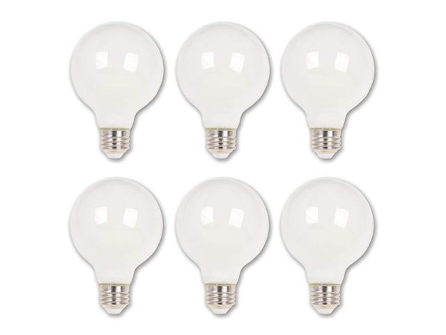 Westinghouse Lighting 5018120 5018100 Vanity Light Bulb Alum Plated/Nickel Soft White 6 Piece