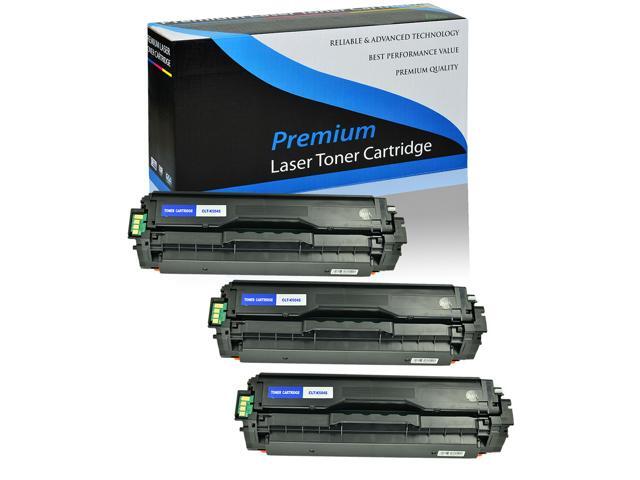 3Pk Black Toner Cartridge For Samsung Clt-K504s 504 Sl-C1810w Clx-4195Fw