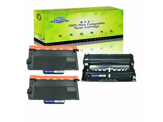 For Brother 2Pk Tn850 Toner + 1Pk Dr820 Drum Unit Dcp-L5500dn Dcp-L5600dn