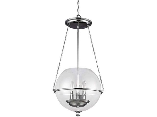 Sea Gull Lighting 6511903-05 Havenwood Three-Light Pendant Hanging Modern Fixture Chrome Finish