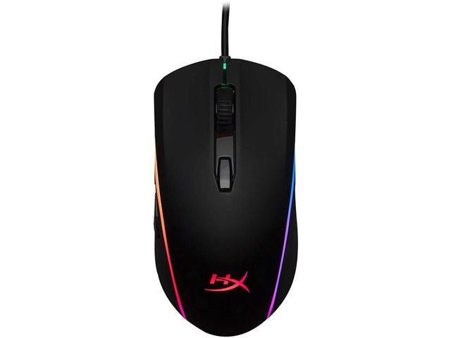 HyperX Pulsefire Surge - RGB Wired Optical Gaming Mouse Pixart 3389 Sensor up to 16000 DPI Ergonomic 6 Programmable Buttons Compatible with