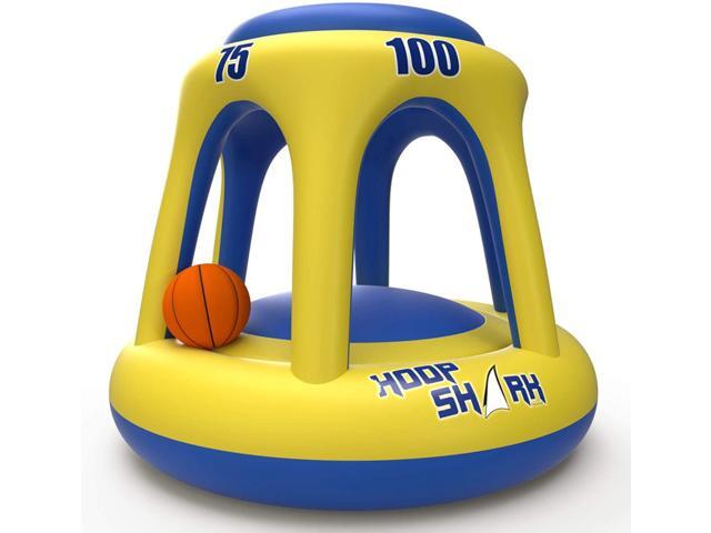 Hoop Shark Swimming Pool Basketball Hoop Set by FLOAT-EEZ - 2020 Edition - Infla