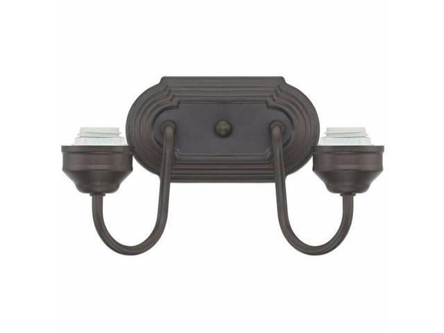 Westinghouse Lighting 6300300 Two-Light Oil Rubbed Bronze Interior Wall Fixture
