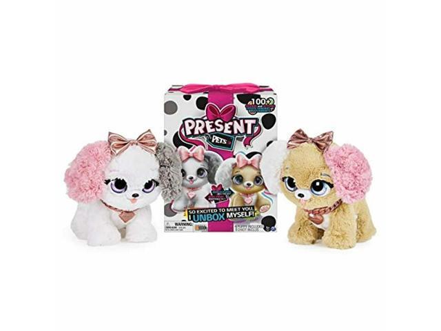 Fancy Puppy Interactive Plush Pet Stuffed Animal Self Unboxing Kids Fun Play Toy
