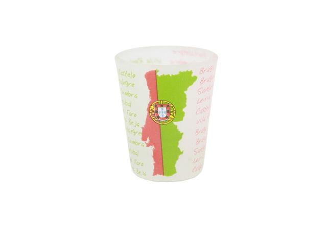 Portugal Flag Glass Shot Souvenir - Set of 2
