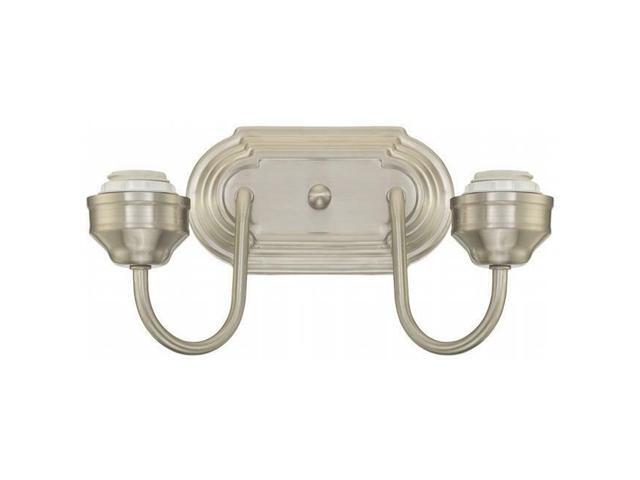 Westinghouse Lighting 6300500 Two Light Brushed Nickel Interior Wall Fixture