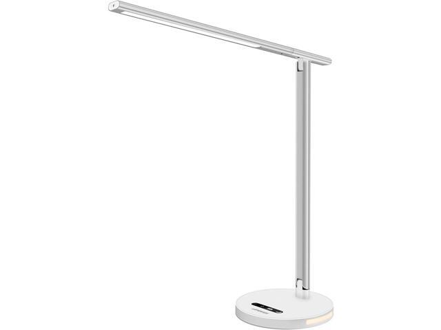 LEPOWER LED Desk Lamp Eye-Caring Table Study Lamps 8W Dimmable Office Lamp Tou