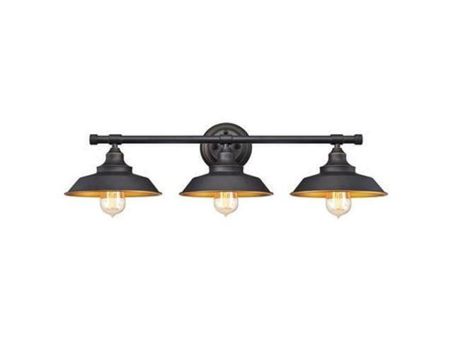 Westinghouse Lighting 6344900 Three-Light Indoor Wall Fixture Oil Rubbed Bron