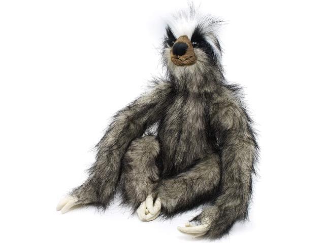 VIAHART Shlomo The Three-Toed Sloth 18 Inch Super Realistic Large Stuffed Animal Plush Toy with Magnetic Paws by Tiger Tale Toys