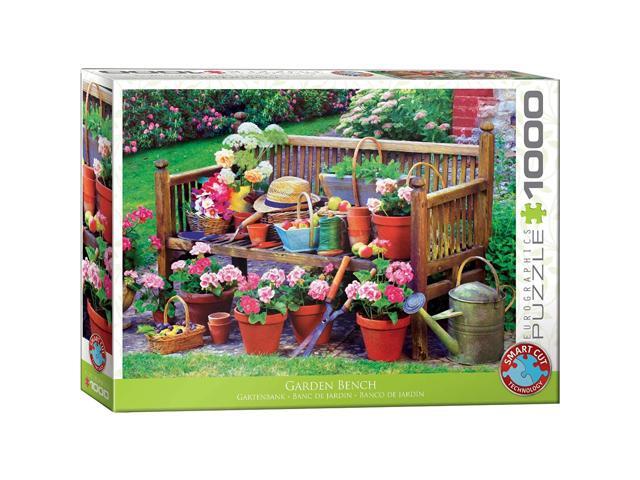 EuroGraphics (EURHR Garden Bench 1000Piece Puzzle 1000Piece Jigsaw Puzzle