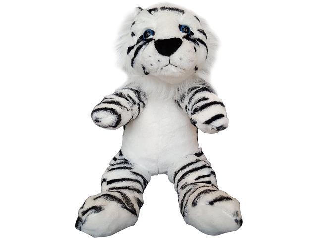 Cuddly Soft 16 inch Stuffed White Tiger - We Stuff em You Love em!