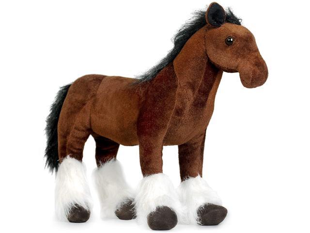 VIAHART Charmaine The Shire Horse 16 Inch Large Shire Horse Stuffed Animal Plush Pony by Tiger Tale Toys