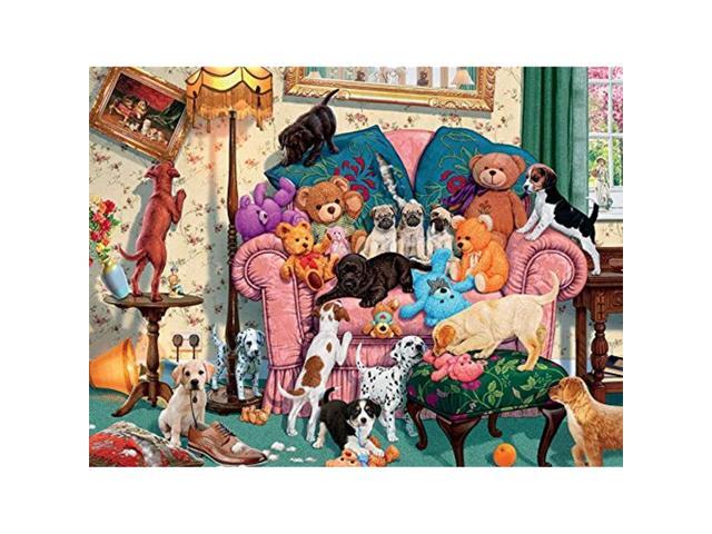 Ceaco Paws Gone Wild - Grandmas Armchair Puzzle (550 Piece)