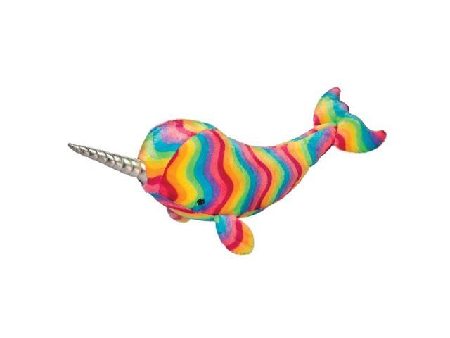 Douglas Rainbow Narwhal Large Plush Stuffed Animal