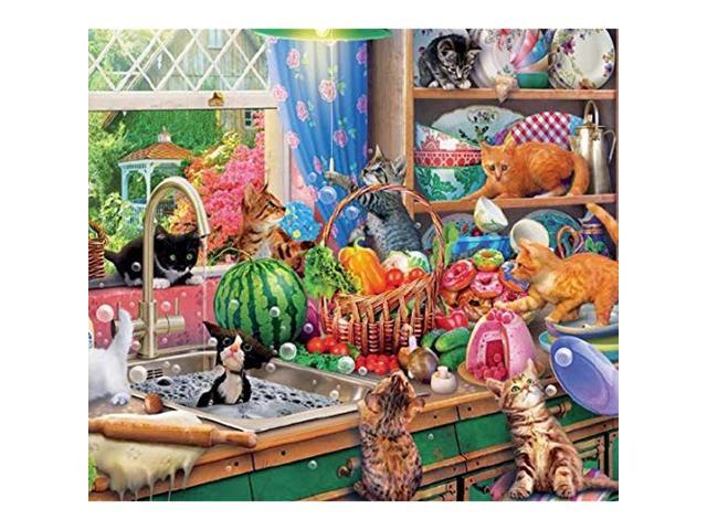 Paws Gone Wild Kitchen Capers Puzzle - 550Piece