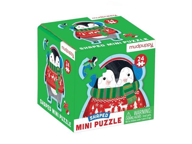 Mudpuppy Winter Penguin Shaped Mini Puzzle 24 Pieces 6