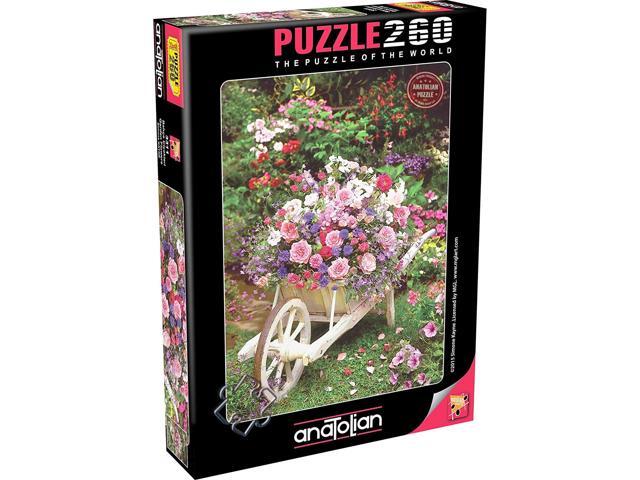 Anatolian Garden Flowers Jigsaw Puzzle (260 Piece)