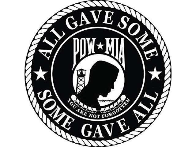 OTA STICKER Vinyl Large Size POW MIA Soldier Military Prisoners You are NOT Forgotten All GAVE Some Decal Window Truck Motorcycle Chopper Van SUV