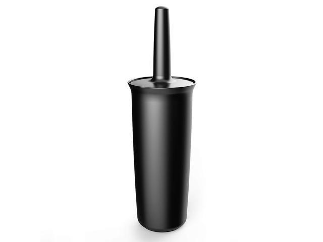 MR SIGA Toilet Bowl Brush and Holder for Bathroom Black 1 Pack