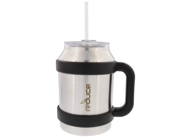 Reduce Tumbler 50oz - Stainless Steel Tumbler With Straw Lid and Easy-Carry Handle - 36 Hours Cold - Large Insulated Mug for Cold and Hot Drinks