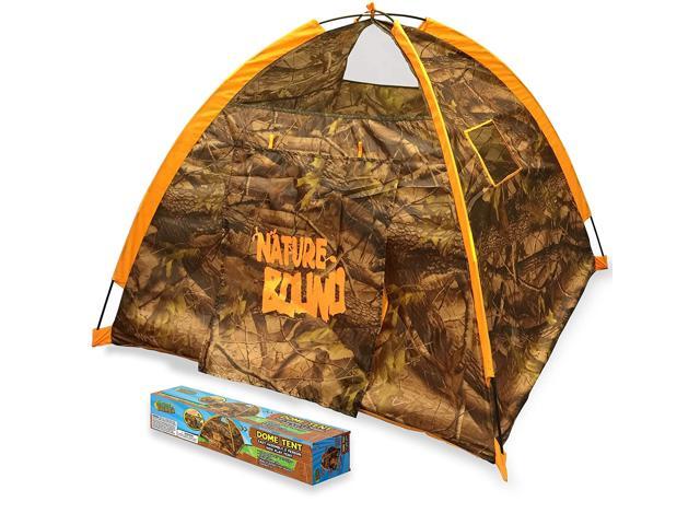 Nature Bound Kids Large 2 Person Playhouse Dome Tent for Indoor or Outdoor Play 47 Inches Long 47 Inches Wide 35 Inches High Camouflage Pattern
