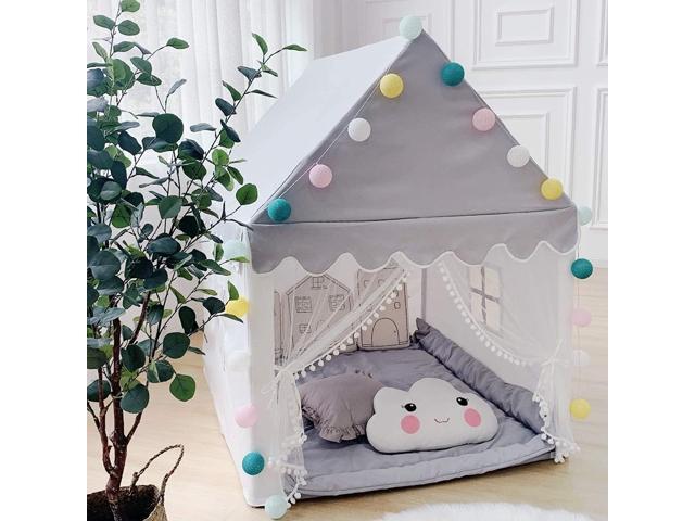 Avrsol Kids Play Tent - Large Playhouse Children Play Castle Fairy Tent for Girls & Boys Birthday Gift