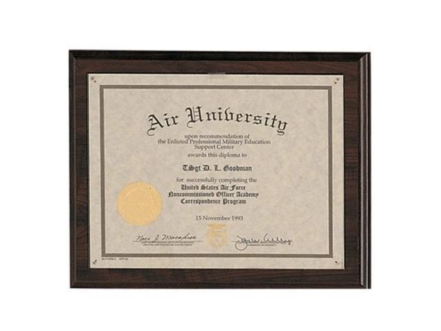 Cherry finished Certificate Plaque Board with Recessed Acrylic Cover