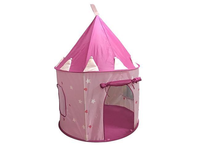 SueSport Girls Princess Castle Play Tent Pink